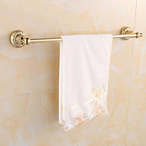SJQKA stalak za ručnike ruža Zlatni cvjetni stalak za ručnik s jednim polnim ručnikom za kupanje vješalica za kupanje