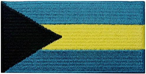 Bahamas zastava Vezeni amblem Bahamske otoke željezo na šivanju na nacionalnoj patk