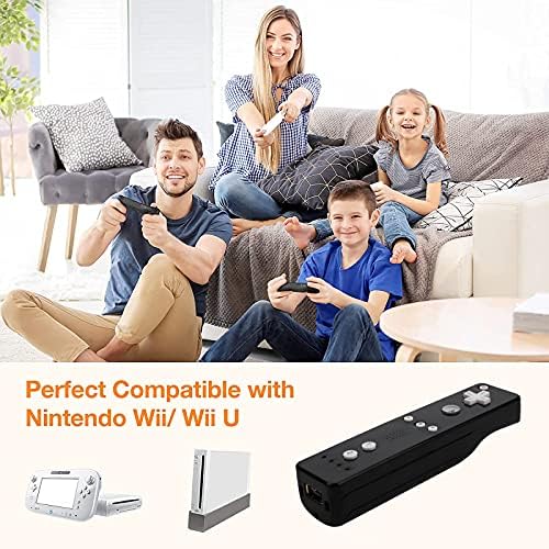 Daljinski upravljač za Wii Nintendo, Vinlan Wii Remote i Nunchuck kontroleri sa silikonskim slučajem za Wii i Wii U