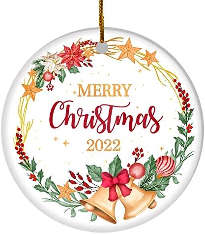 TeeSnow 2022 Sretan božićni ukras Tradicionalno svečano ukras za božićno drvce