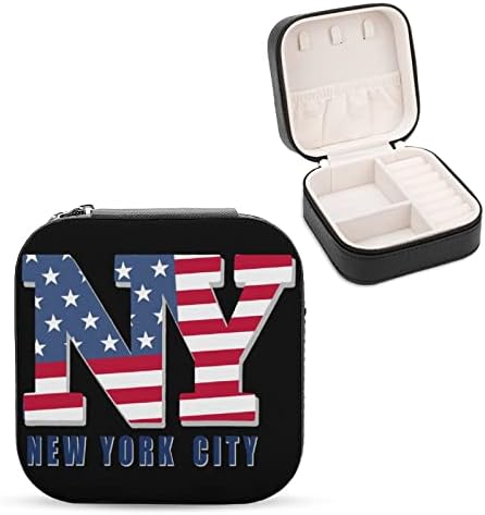 Njujorški grad nakit kutija za skladištenje za prstenove Ogrlice Objektiv Organizator Smiješno
