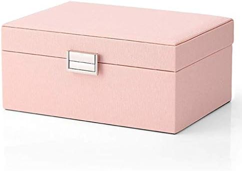 Nana Wyemg Kutija za nakit - Kutija za nakit drvena s kutijama za umanjenje Ogrlice za zaključavanje Mini kofer