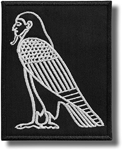 Egipat pola ljudske polovine ptice - vezeni flaster 8 x 10 cm