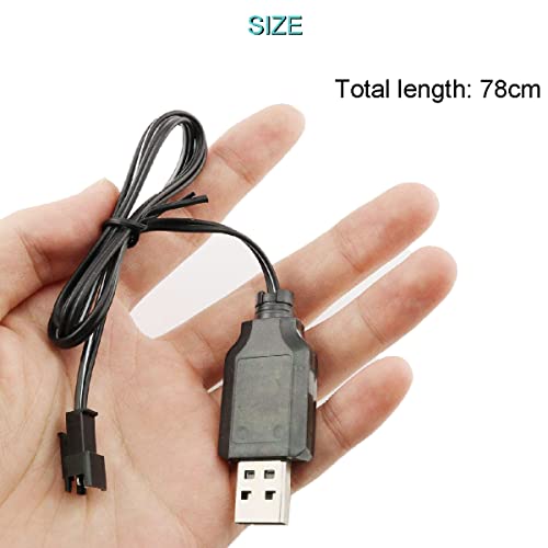 DKARDU 4 kom USB Kabel za punjač 7,2 250 ma Izlaz SM-2P nožica Ni-Cd Ni-Mh Baterija USB Kabel za punjenje s гнездовым priključkom