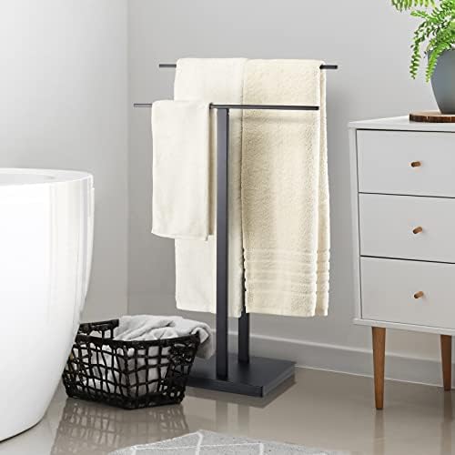 Kes stojeći stalak za ručnike za pod u kupaonici, samostojeći stalak za ručnike za 2-tera za kupaonicu, slobodno stojeći