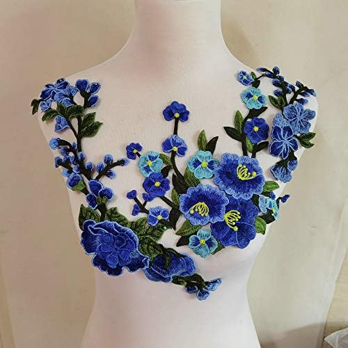 3pcs cvjetna zakrpa Vezene odjeće za odjeću Odjeća Cheongsam za vjenčanicu