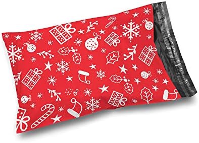 94 10 13 crvenih božićnih poklon klaster ukrasa šešir Djeda Mraza zimske blagdanske plastične vrećice za poštarinu vodootporne