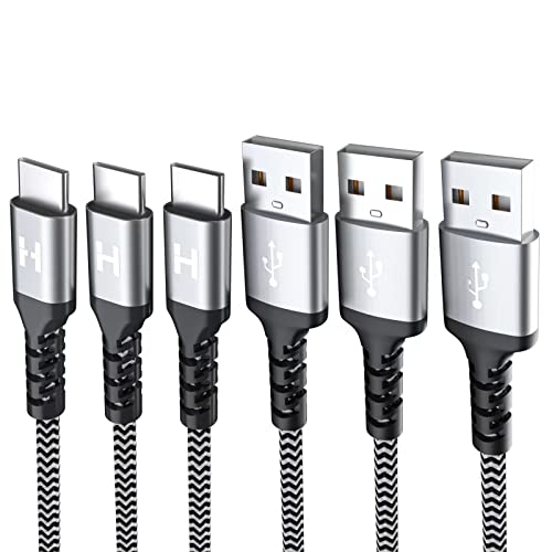 kabel huaham USB C 3 komada [3 ft / 6 metara / 10 metara], USB kabel A za brzo punjenje Type C sa najlona оплеткой 3A / 60