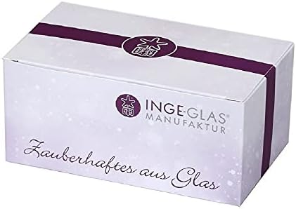 Inge Glas Pig Piggles 1-078-12 IgM Njemački puhani stakleni božićni ukras poklon kutija