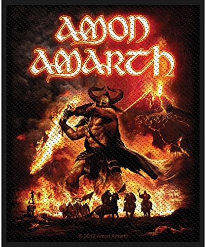 Amon Amarth Surtur Rising Patch Album Art Death Metal Band Fan na Applique