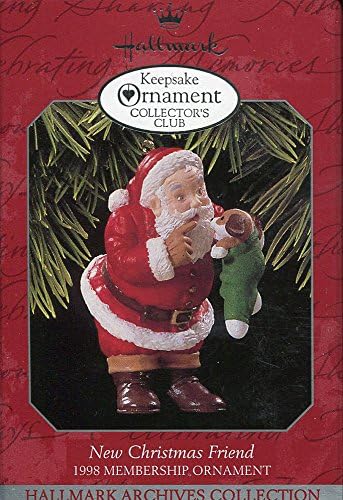 Novi božićni prijatelj Hallmark Keepsake Club Ornament - Ornament Hallmark 1998