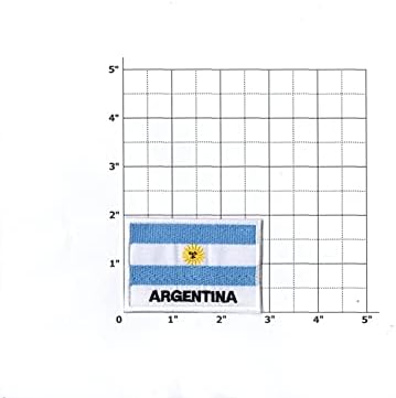 Prvo bilo što argentina zastava Patch Malo željezo na veznom za šešir košulja za jaknu Odjeća ruksaci traperice veličine