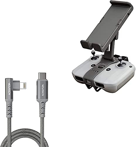 VCUTECH Data Lightning kabel za USB-C 1,1 ft/35 cm MFI certificirani Drone RC držač tableta kompatibilan s DJI Mini 2 i DJI
