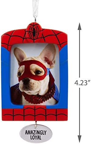 Hallmark božićni ukrasi, ukras za slike za kućne ljubimce Marvel Spider-Man, 2HCM5404