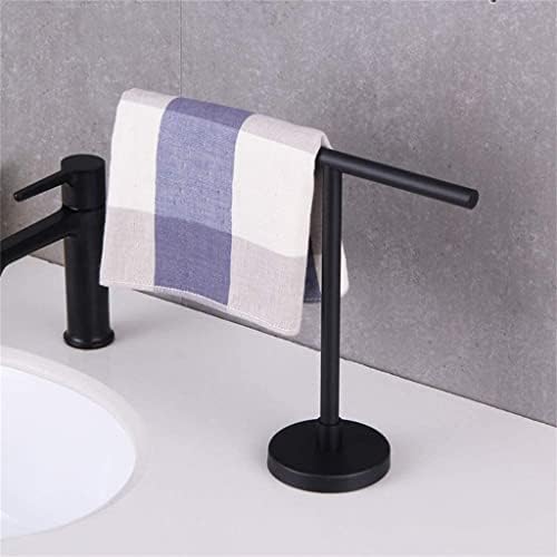 N/Pokretni slobodno stojeći držač ručnika za ručnike za ručnike za stablo Crni ručnik za kupanje stalak za kupaonicu ručnik