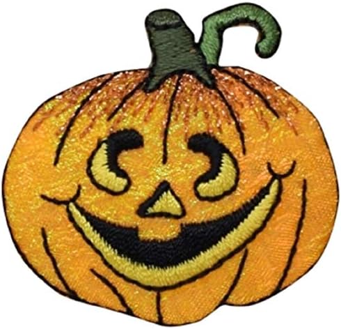 Cool Patchs Originalni dizajn zakrpa Jack-O-Lantern Applique Patch-Halloween Bundkin Badge 1,75 Modni crteži